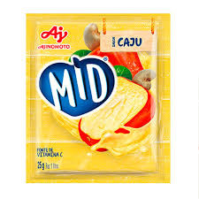 Refresco em Pó Mid Cajú