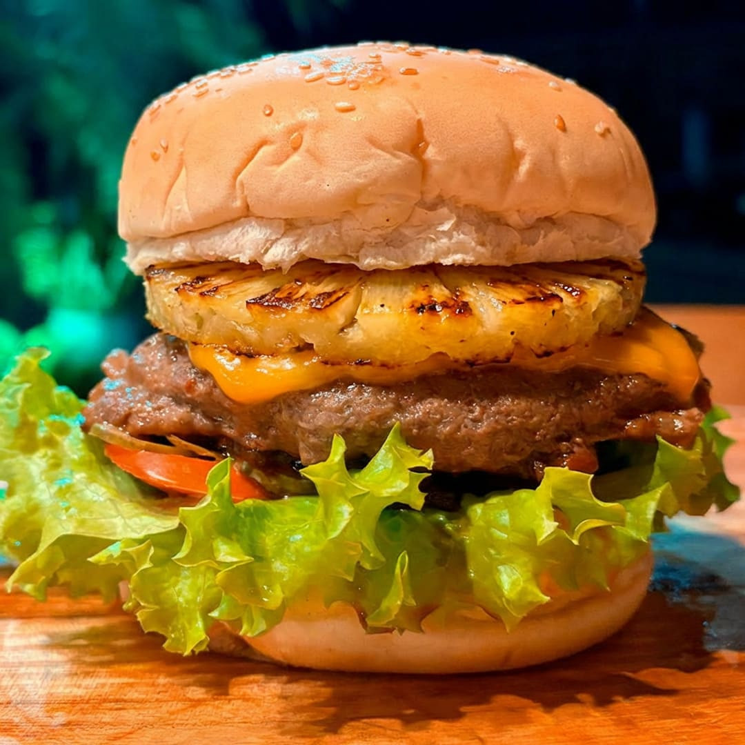 HAMBURGUER ABACAXI GRELHADO