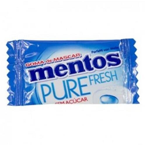 Bala Mentos Mini Morango 5g