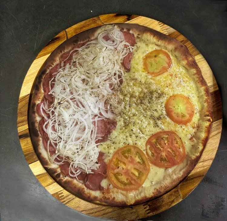 PIZZAS GRANDES - 2 SABORES
