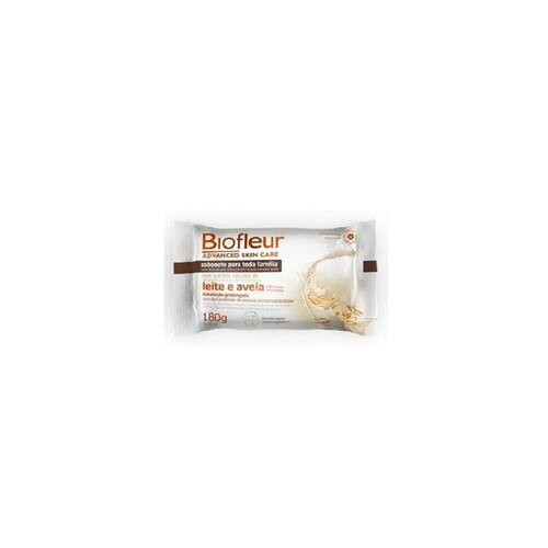 Sabonete Leite e Aveia Biofleur 180g
