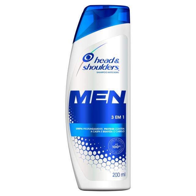 SHAMPOO HEAD SHOULDERS 3 EM 1 200ML ANT. CASPA