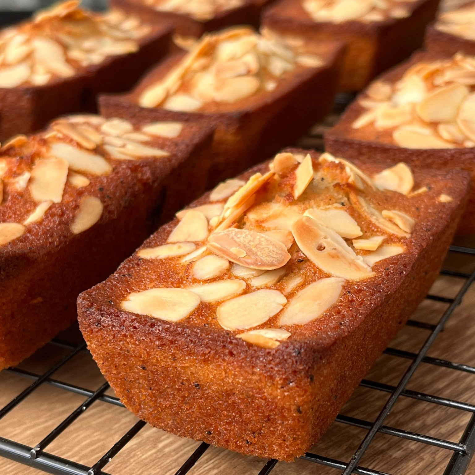 Financier de Geleia de Tangerina 