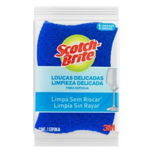 ESPONJA MULTIUSO SCOTCH BRITE NAO RISCA COZINHA (AZUL)