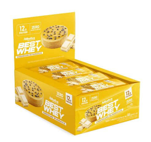 BARRA PROT BEST WHEY MARACUJA 49GR