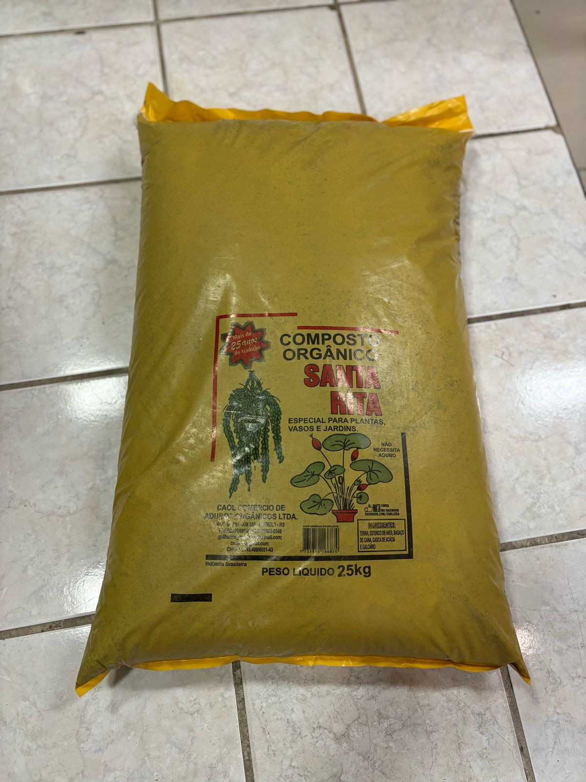 TERRA PACOTE 25KG