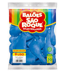 BALAO SAO ROQUE  LISO Nº9 AZUL TURQUESA