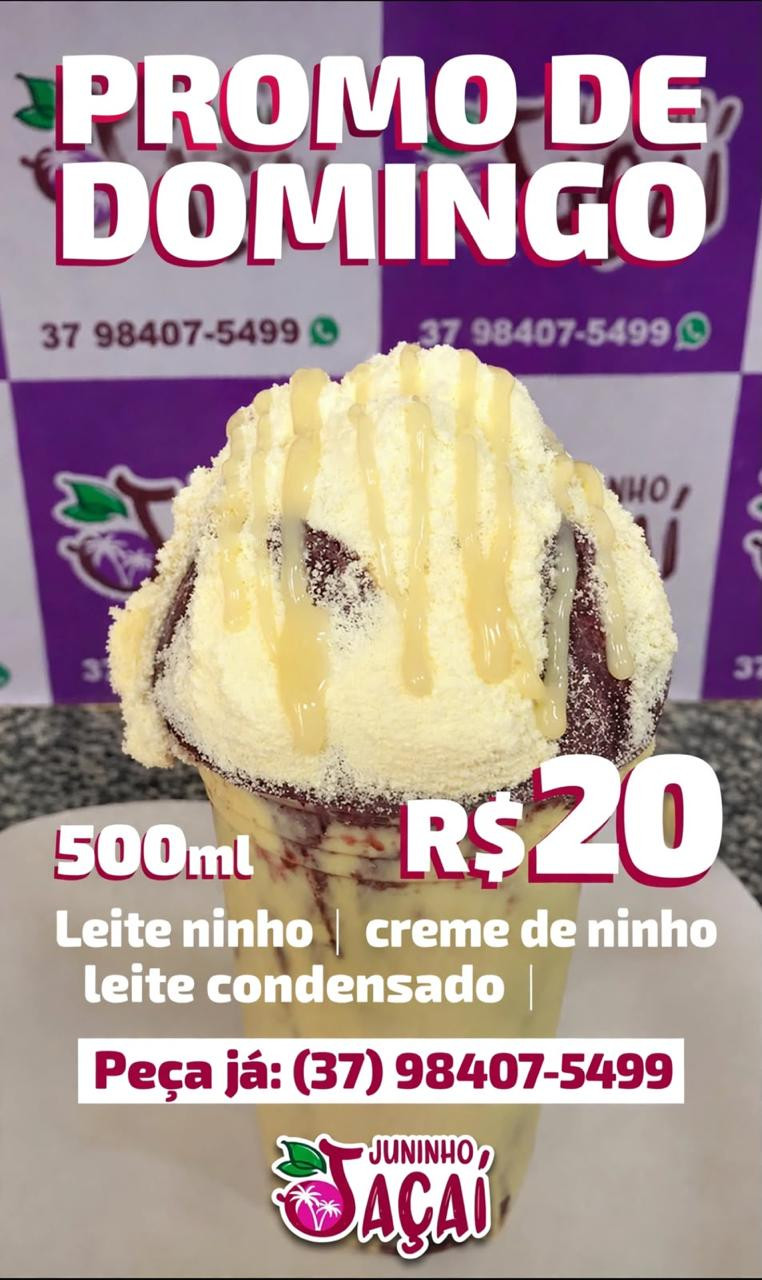 PROMOCAO DO DIA DOMINGO COPO 500 ML 
