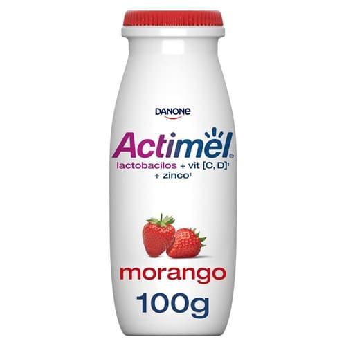 Leite Fermentado Parcialmente Desnatado de Morango Actimel 100g
