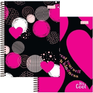 CADERNO UNIV. 10 MATÉRIAS 160FLS ITS COOL NOVA
