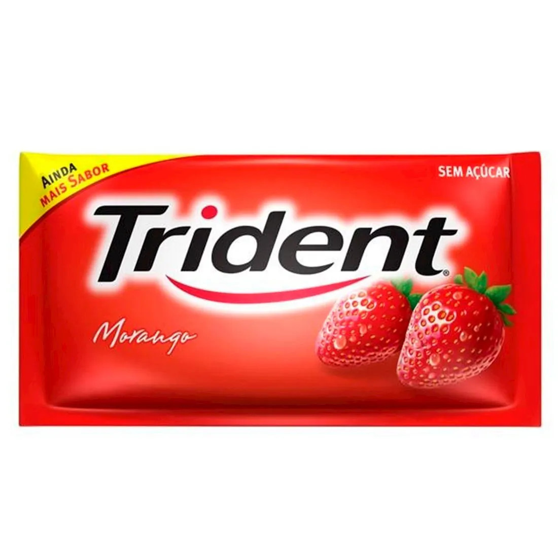 Chiclete Trident Morango Sem Açúcar