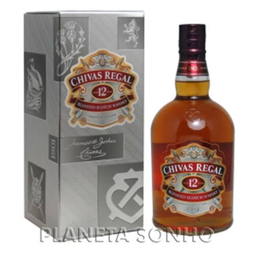 Whisky 12 Anos Chivas Ragal 1 Litro
