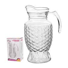 JARRA DE VIDRO C/ TAMPA 1,8L EM CASA TEM GLASS