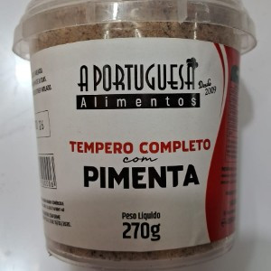 TEMPERO COMPLETO COM PIMENTA A PORTUGUESA 270G