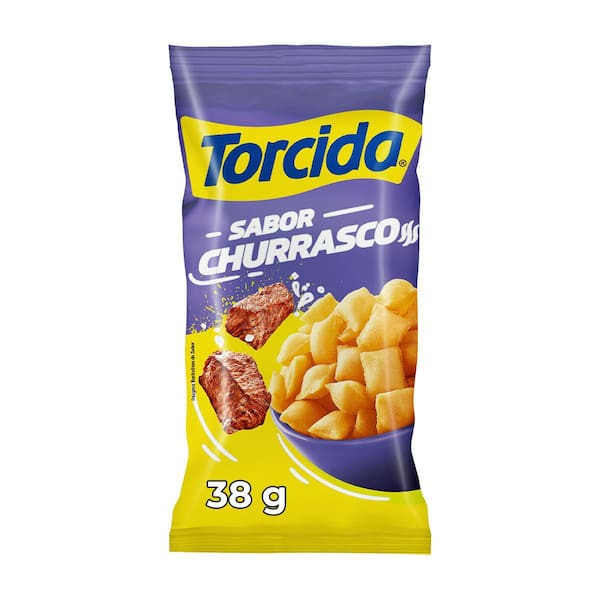Salgadinho Sabor Churrasco Torcida Jr. 38g