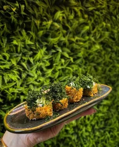Hot Roll Salmao Crispy Couve