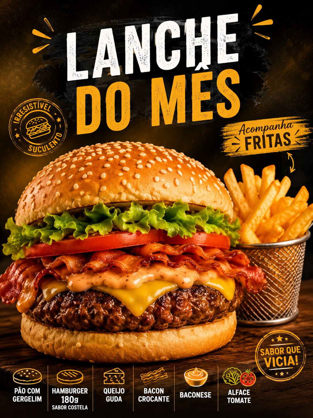 Lanche do Mês