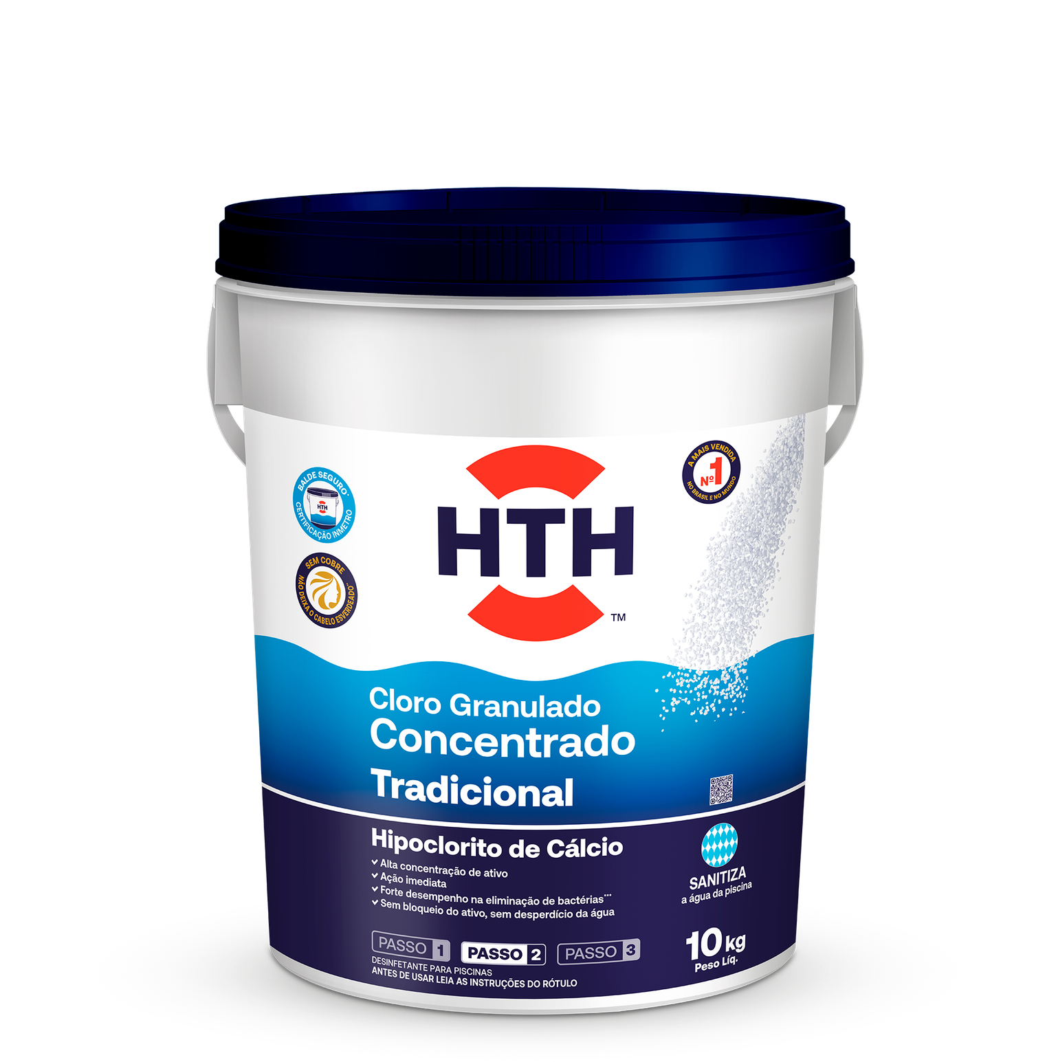 CLORO 10kg - HTH TRADICIONAL (Azul)