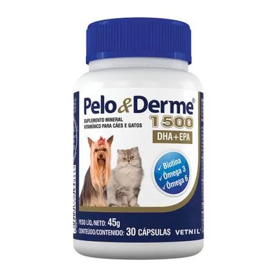Pelo e derme 1500MG C/30