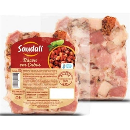 Bacon em Cubos Saudali 200g