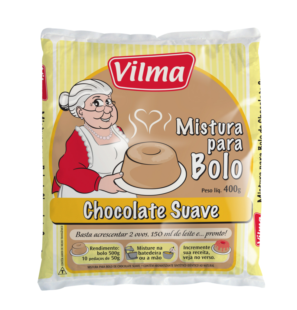 MISTURA PARA BOLO VILMA CHOCOLATE SUAVE 400G