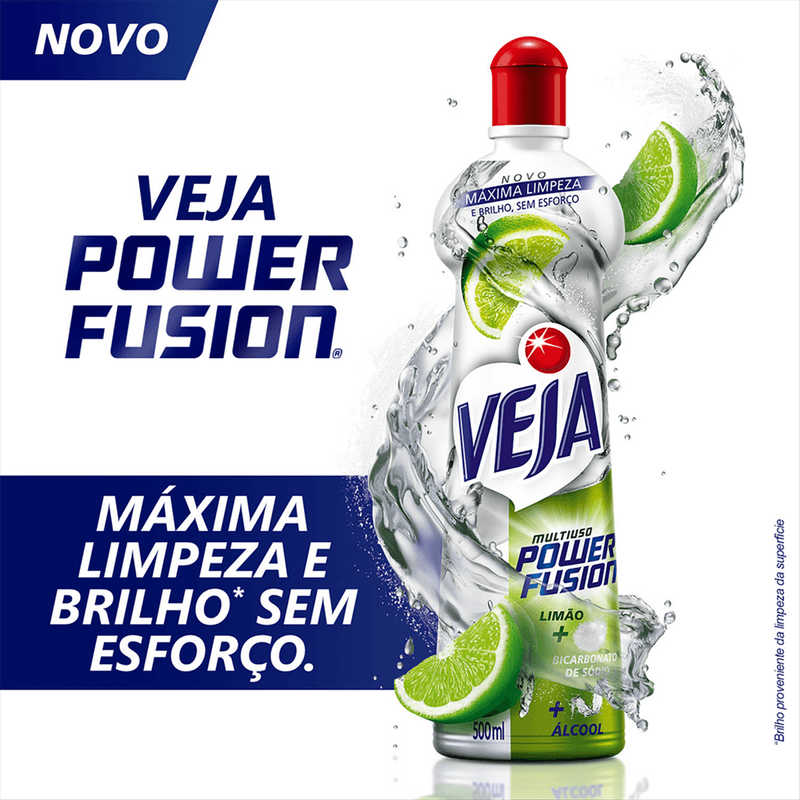 VEJA MULTIUSO POWER FUSION LIMAO 500ML