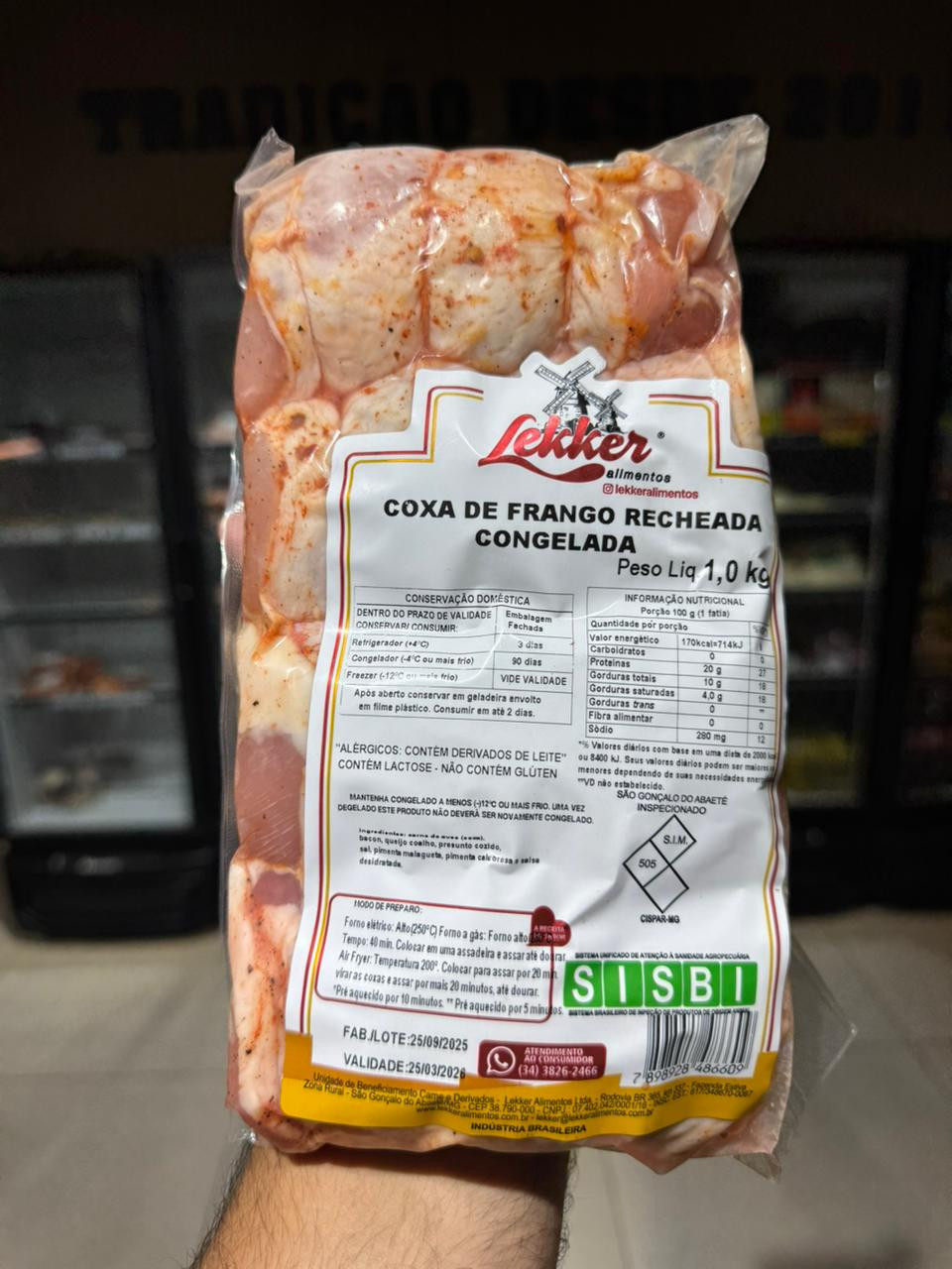 COXA DESOSSADA E RECHEADA