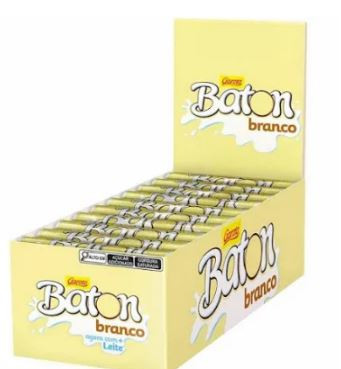 BATON CHOCOLATE BRANCO 16GR