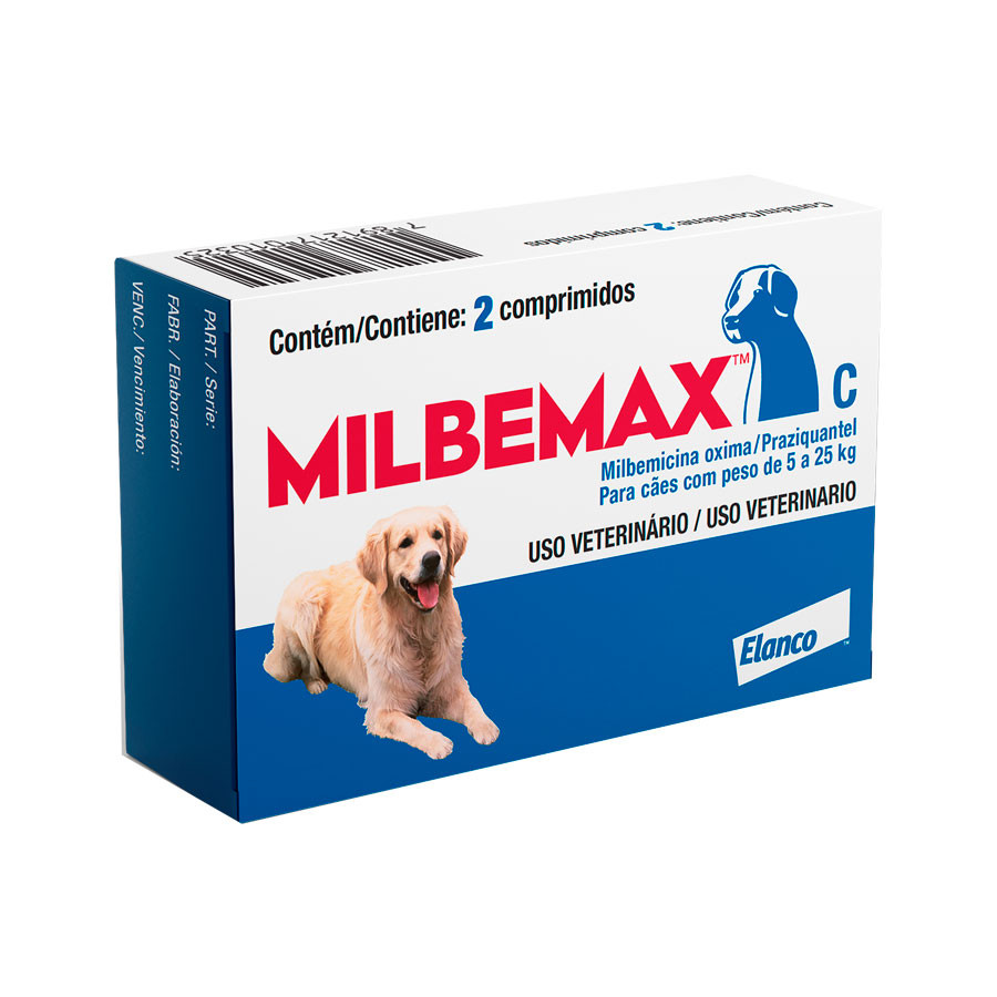 Milbemax 5 a 25kg c/2