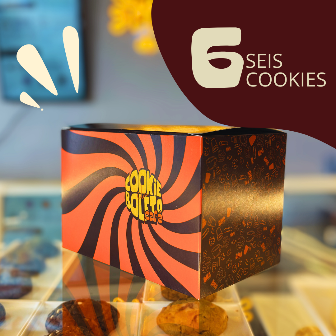Caixinha da Felicidade - 6 cookies
