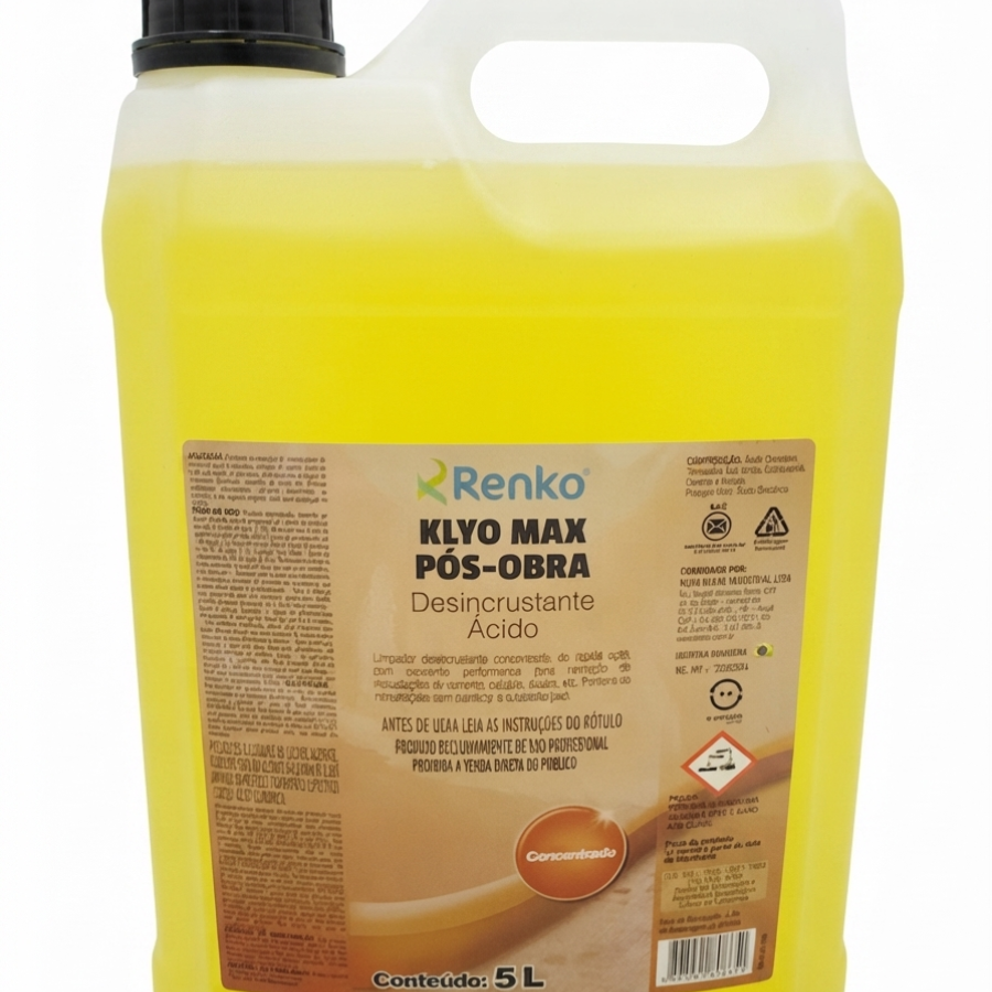 KLYO MAX LIMPADOR DESINCRUSTANTE ACIDO 5L