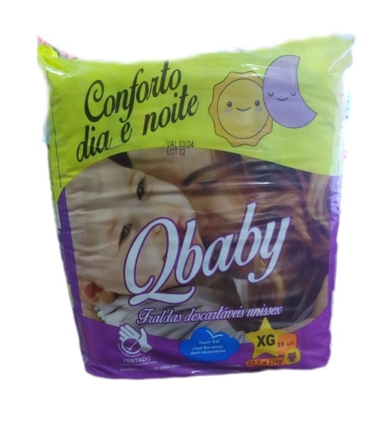 FRALDA QBABY M 22 UND