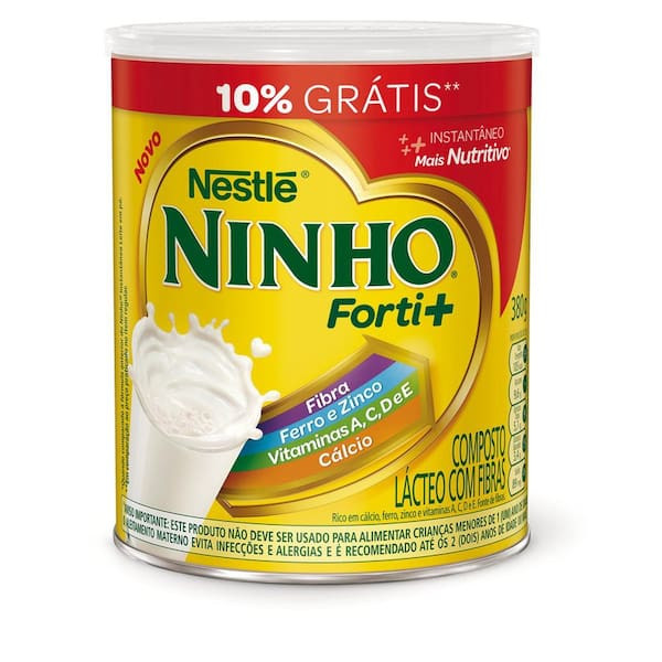 Composto Lácteo Forti+ 10% Grátis Ninho 380g