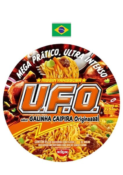 Macarrão Instantâneo Ufo Galinha Caipira Nissin 93g
