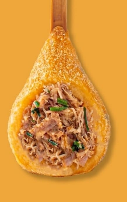 COXINHA NO PALITO COSTELA COM BARBECUE