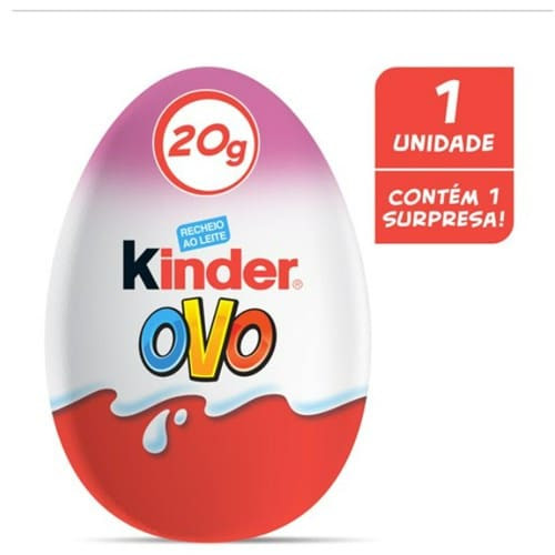 Kinder Ovo Rosa 1 Unidade 20g