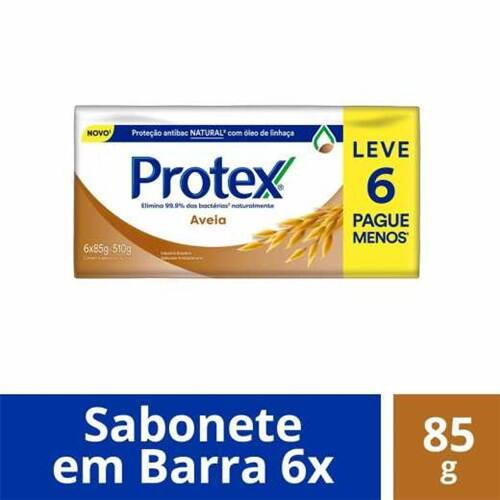 Sabonete em Barra Aveia Protex 85g com 6un