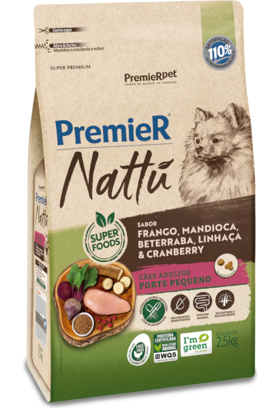Premier Nattu Mandioca Porte Pequeno 1kg 