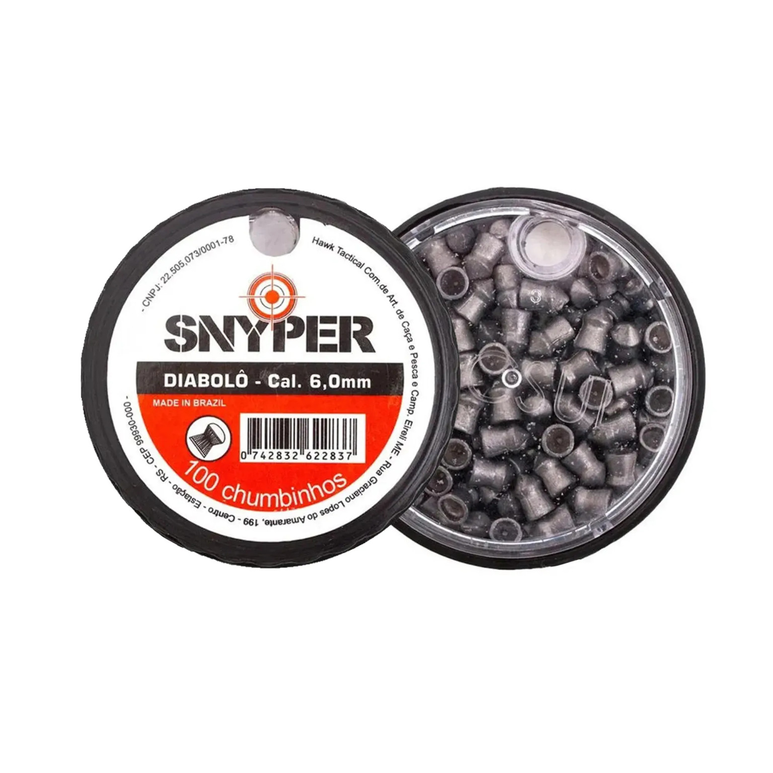 CHUMBINHO SNYPER 6.0 DIABOLO C/100UN