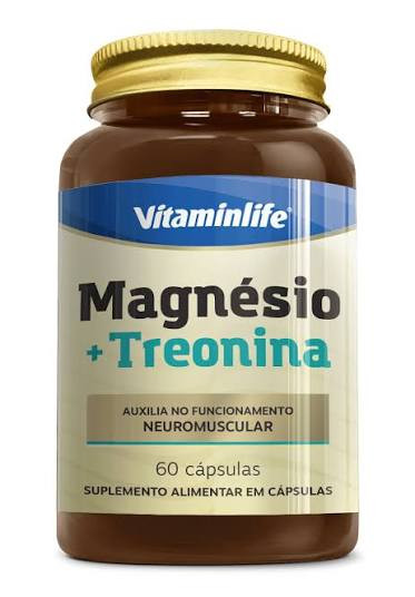Magnesio+Treonina Vitaminlife 60 Caps