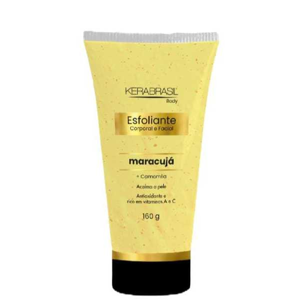 ESFOLIANTE CORPORAL E FACIAL KERABRASIL MARACUJA 160ML¬
