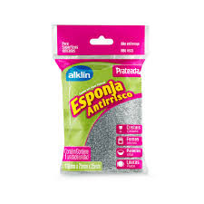 ESPONJA ANTIRRISCO ALKLIN PRATEADA 