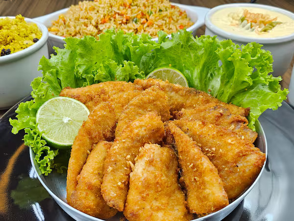 File de frango a milanesa