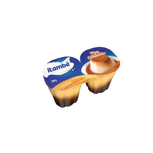Sobremesa Láctea Itambé Flan com Calda Sabor Caramelo 200g