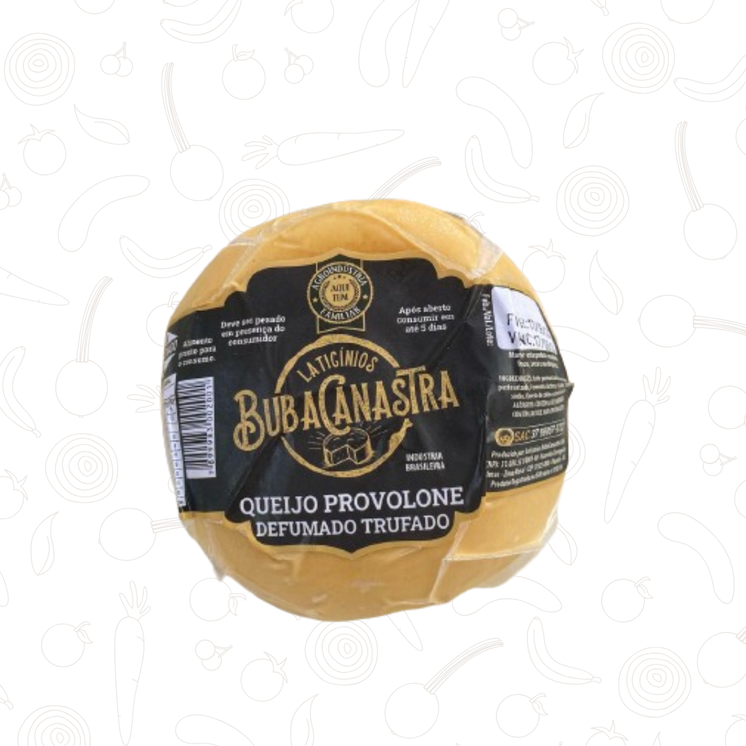 Queijo Provolone Defumado Trufado Bubacanastra