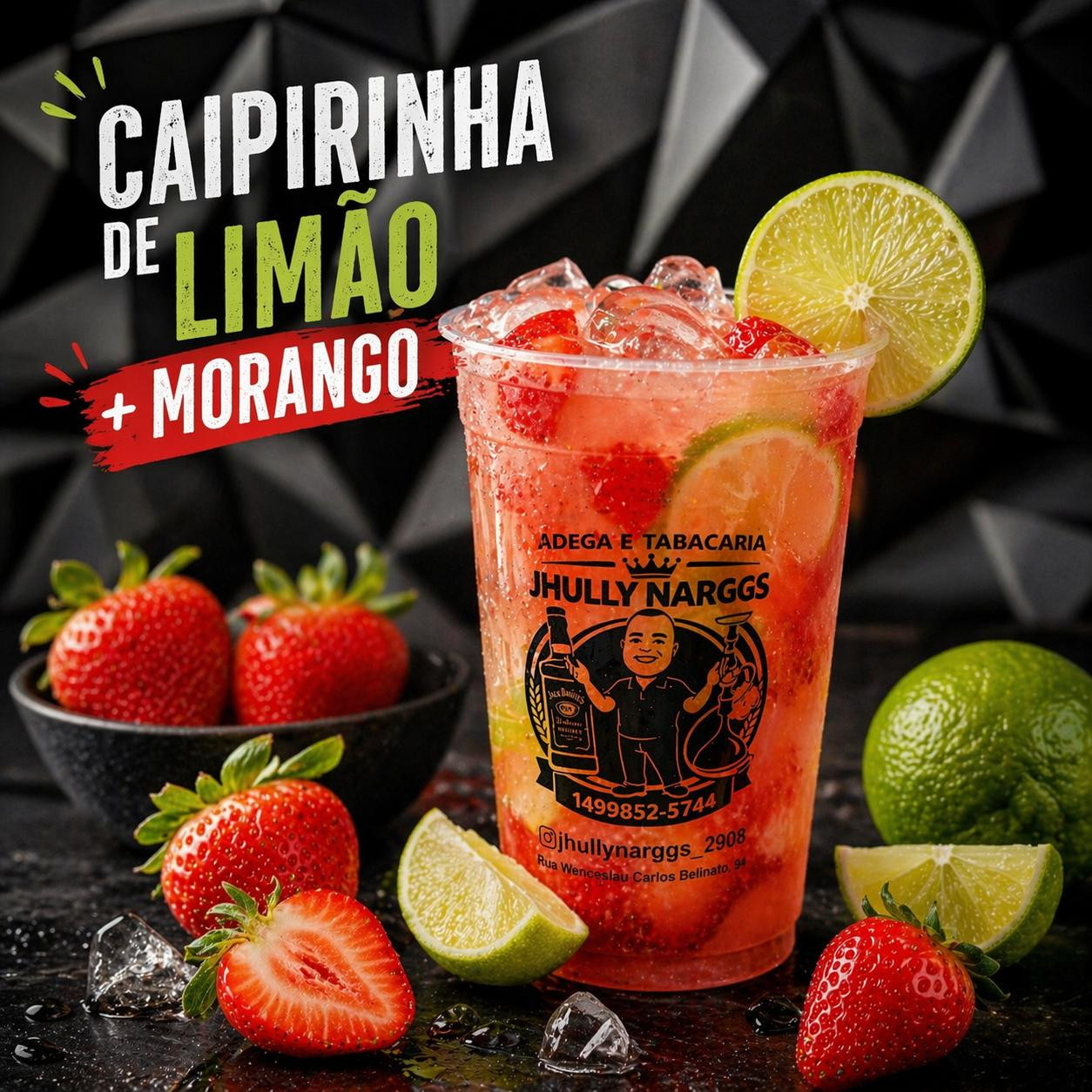CAIPIRINHA LIMAO/MORANGO 700ML