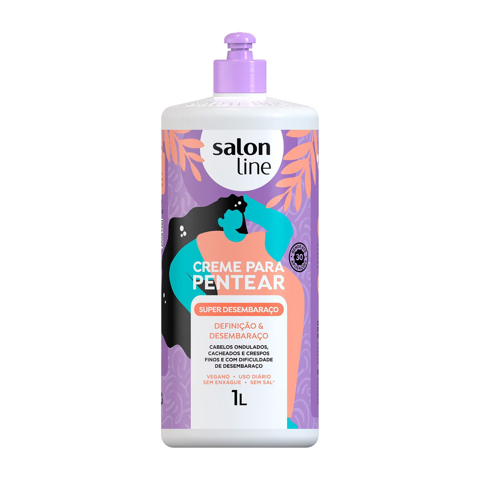 CREME PENTEAR SALON LINE SUPER DESEMBARAÇO 1L