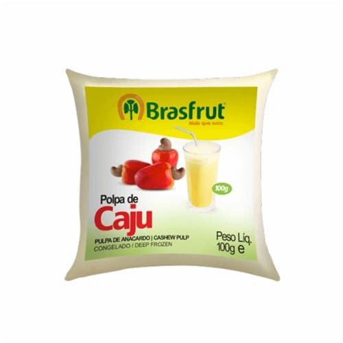 Polpa Congelada Brasfrut Cajú Embalagem 100g