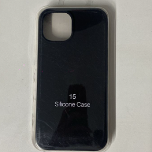 CAPA PRETO IPHONE 15 SILICONE CASE