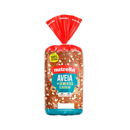 Pao Aveia Sementes E Graos Plusvita Nut 350g 